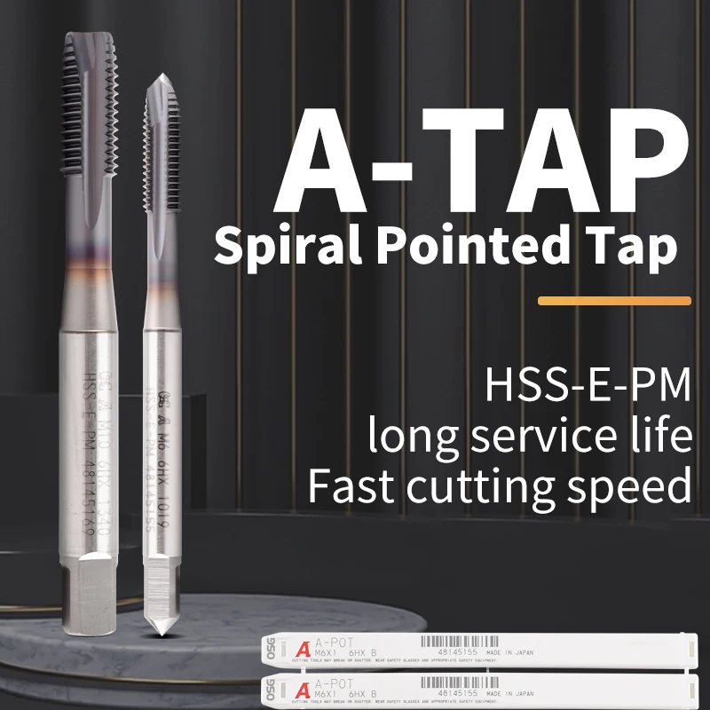 OSG A Series DIN Standard Spiral Fluted Machine Thread Tap A-SFT A-POT