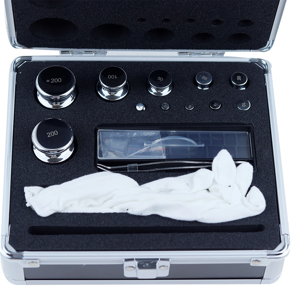 F1 Grade 23pcs 1mg-500g 304 Stainless Steel Digital Scale Calibration Weights Ki