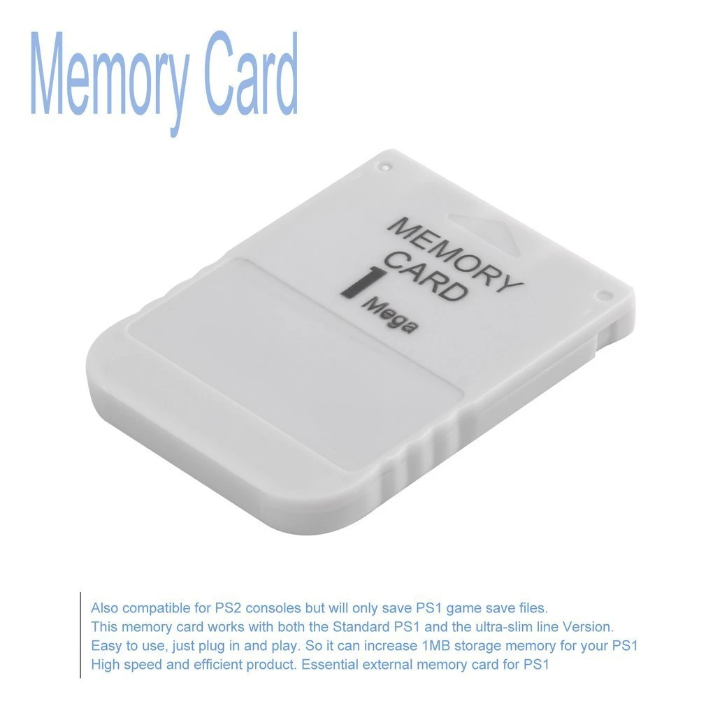 New Arrival PS1 Memory Card 0.5 Mega Memory Card For Playstation 1 One