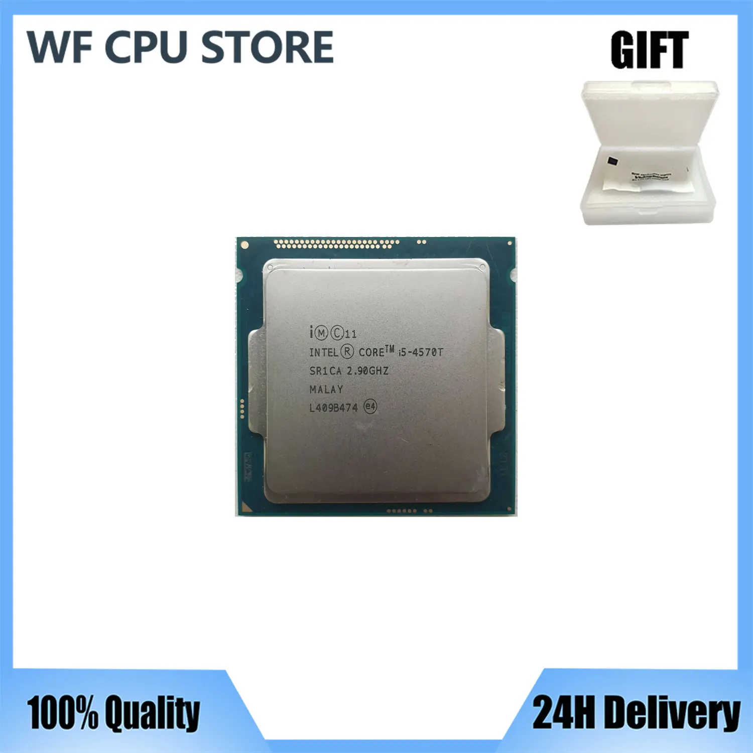 

Intel Core i5 4570T 2.9GHz Dual-Core Quad-Thread 4M 35W LGA 1150 Processor CPU