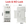 Timer switch din rail mount relay digital TP8A16 weekly clock programmable electronic microcomputer 220V48V 30A 12V AC ring bell 2