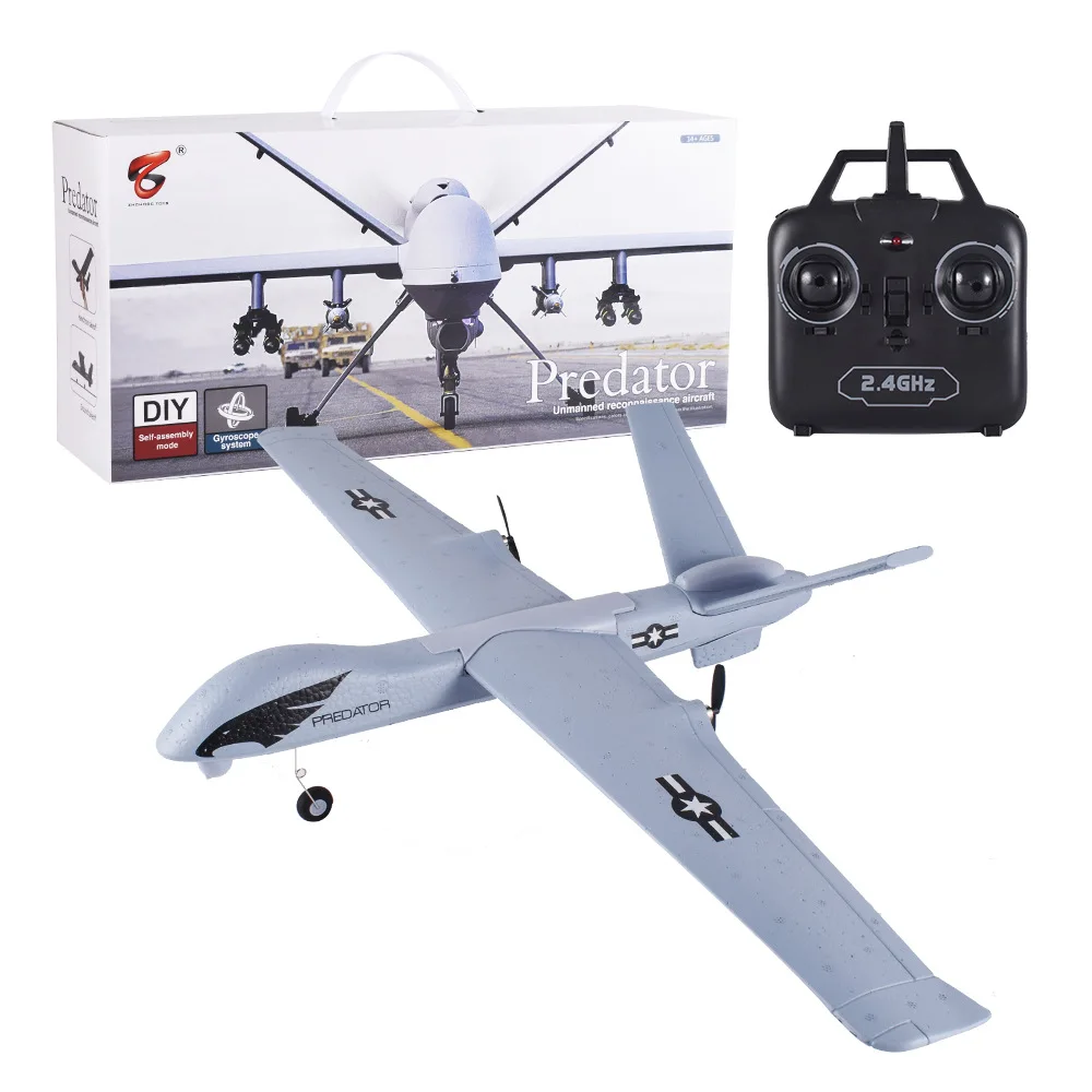 Z51 Remote Control Gliding Wing Foam Fixed Wing Aircraft Led Light 2.4g Electric Remote Control Model Rookie Outdoor Toy Boy Gif 4