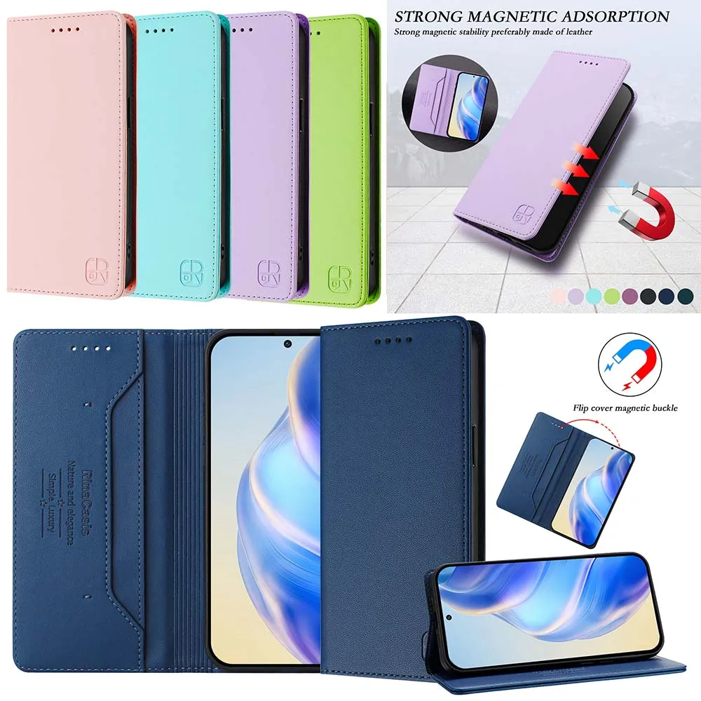 Luxury Anti-Theft Leather Flip Wallet Phone Case