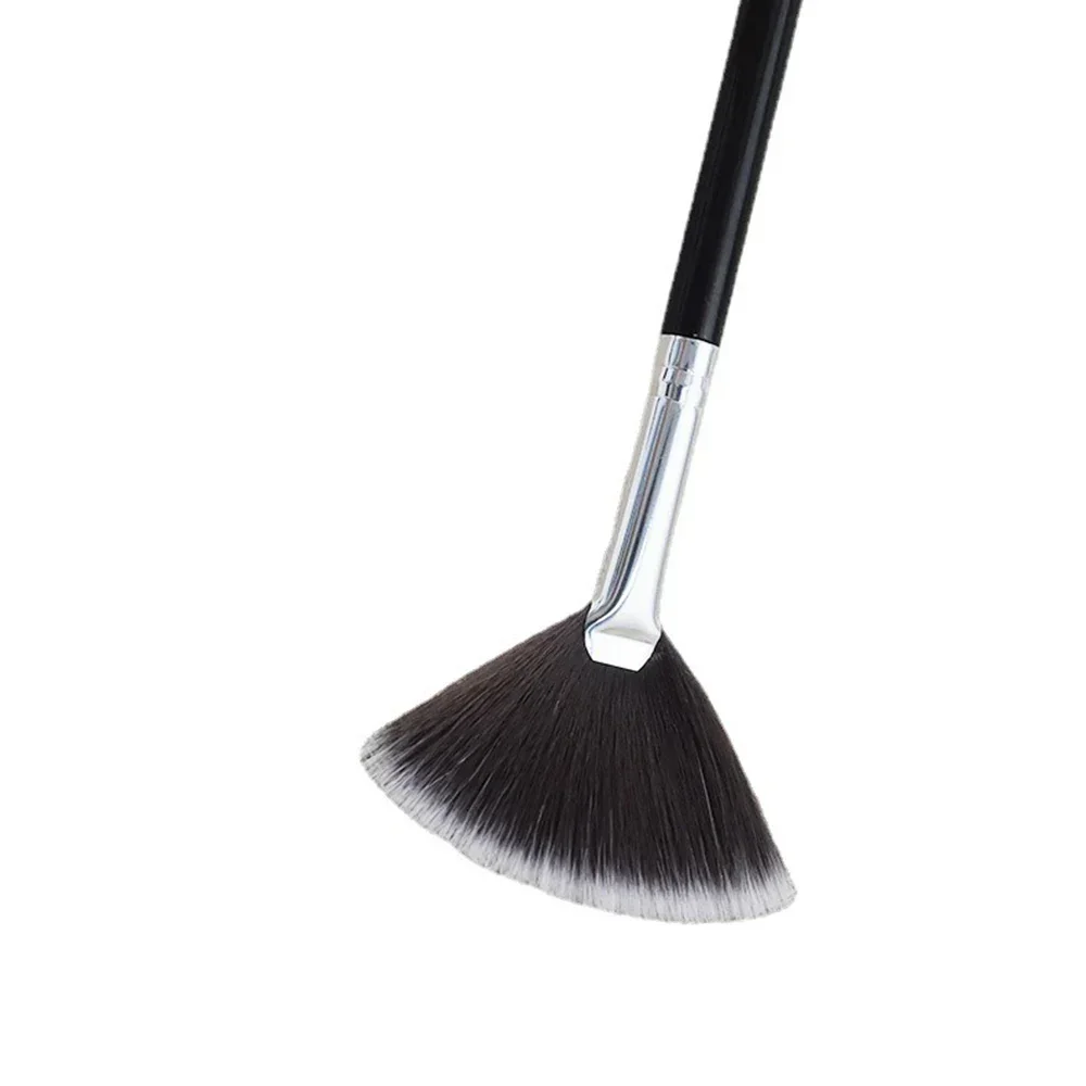 Multifunction Highlighter Brush Fan Makeup Brush Soft Bristles Women Beauty Tool Professional Loose Powder Brushes makeup brush set makeup brush makeup tool set makeup tool