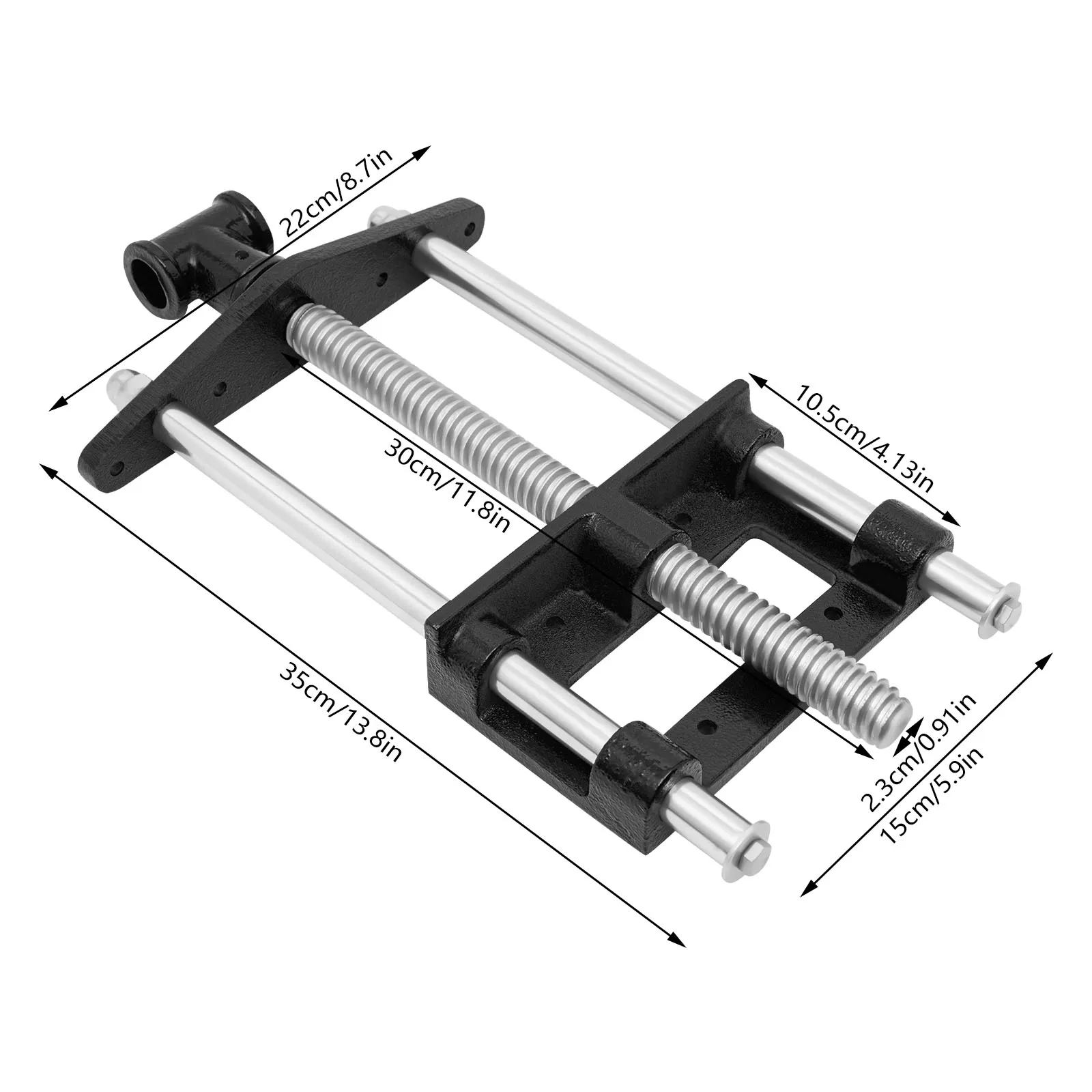 Étau de table de travail du bois, outil de serrage d'établi, étau de calcul, 8.7"