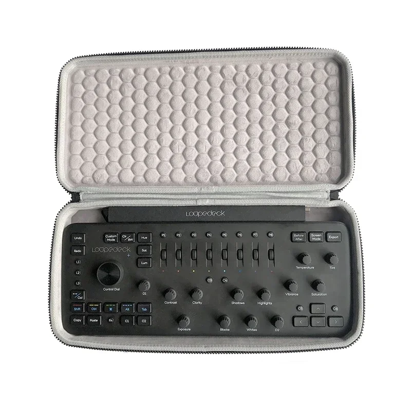 Estojo Duro para Loupedeck Retoque Teclado md Caixa de Armazenamento Bolsa de Proteção Bolsa Tampa
