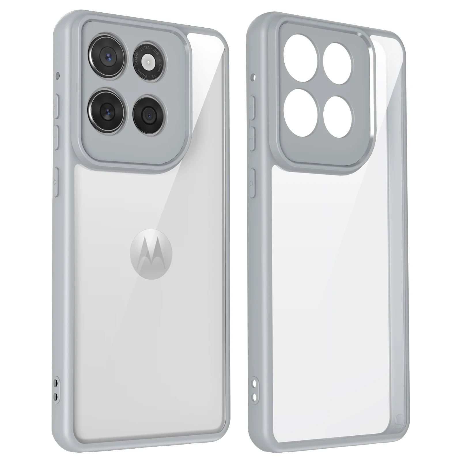 Clear TPU Anti-Drop Phone Case - Transparent Protective Cover for Motorola Moto Edge Series