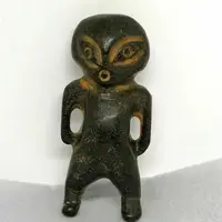 Chinese Hongshan Culture Meteorite Rare Alien Exquisite Hand Carved Pendant Statues for Decoration Collection Ornaments Gift 1