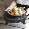 Tripod Wooden Pallet Storage Tray Tea Tray Cake Plate Dessert Plate Refreshment Tray Display Stand Photo Props Decorative Trays 5