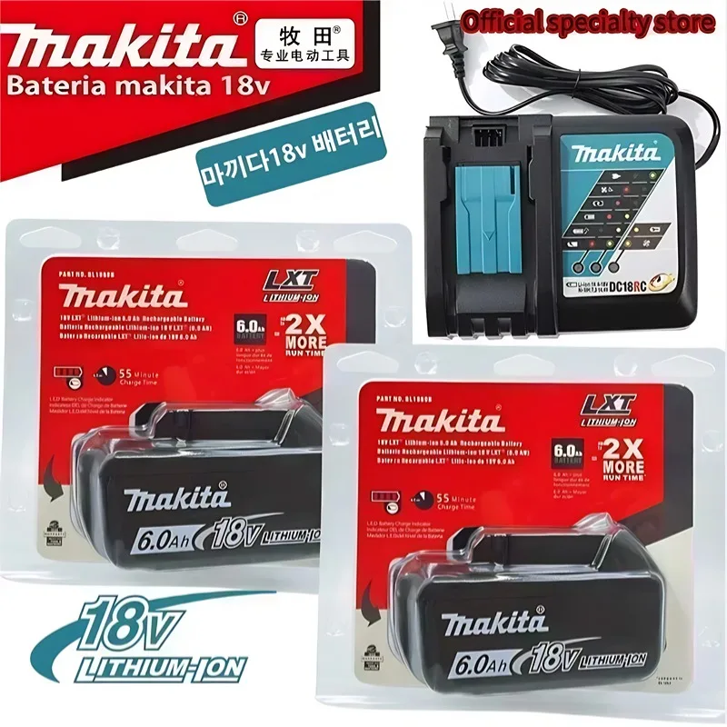 2 Batterie 18V 6.0Ah Per Makita LXT BL1860B BL1850 BL1830 – Ricarica Rapida, 5 Anni Garanzia - Foto 14