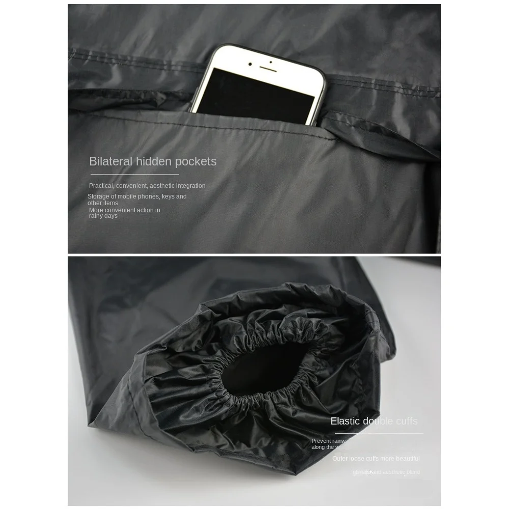 Regenmantel- und Regenhosen-Set – Ganzkörperschutz bei Regenwetter, geeignet für E-Bikes und Motorräder_voghion.com