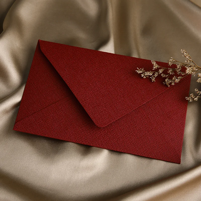 Kraft Paper Envelopes 10 pcs Linen Brown Paper Envelope Paper Set Retro Style for Christmas Valentine's Day Festival