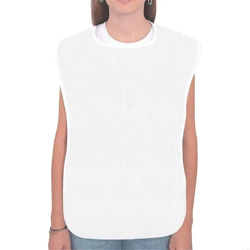 E74C Practical Adult Bibs for Men and Women Keep Clothes Clean Perfect For Home Dining And Outdoor Activities