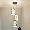 86LIGHT Contemporary LED Pendant Lamp Modern Art Dining Room Bedroom Study Bar Hotel Villa Cafe Home Corridor Chandelier 6