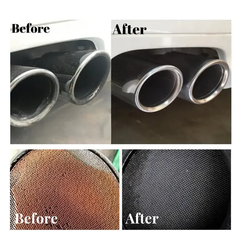 Car Catalytic Converter Cleaner Universal Gasoline Car Catalyst Engine Booster Cleaner Automotive Three-way Catalytic Converter