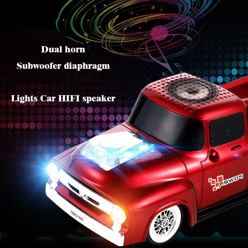 Classic Wireless Bluetooth Speaker with Subwoofer High Fidelity Stereo Surround Portable Soundbox Support TF Card FM Radio USB