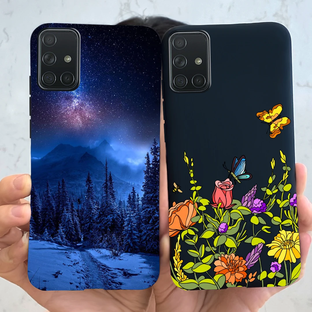Per Samsung Galaxy A71 Custodia Cover Posteriore In Silicone Custodia Per Telefono Per Samsung A71 A 71 A715F 2019 Custodie Galaxy A71 6.7 'Paraurti C