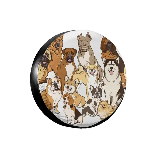 Custom Spare Tire Cover COVER CAR Your ImageText Name Universal Wheel Tire Protector Fit Camper