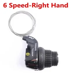 Shimano Tourney Revoshift Grip Bike Twist Shifter with Grips (Only Right 6 - speed)