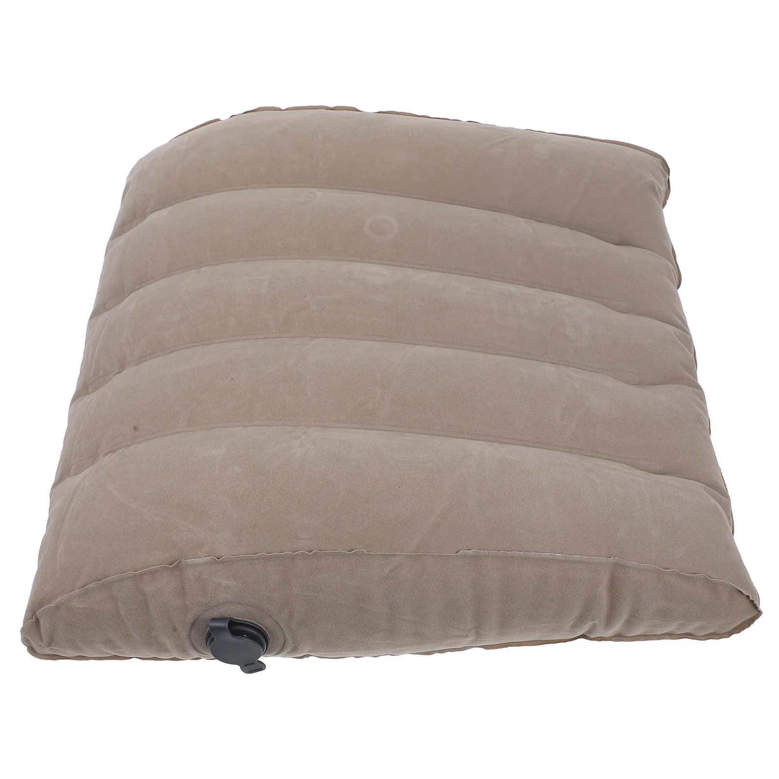 1Pcs 허리 쿠션 풍선형 접이식 휴대용 라이트 그레이 압력 완화 시트 쿠션 사무실 자동차 의자 등받이 지원