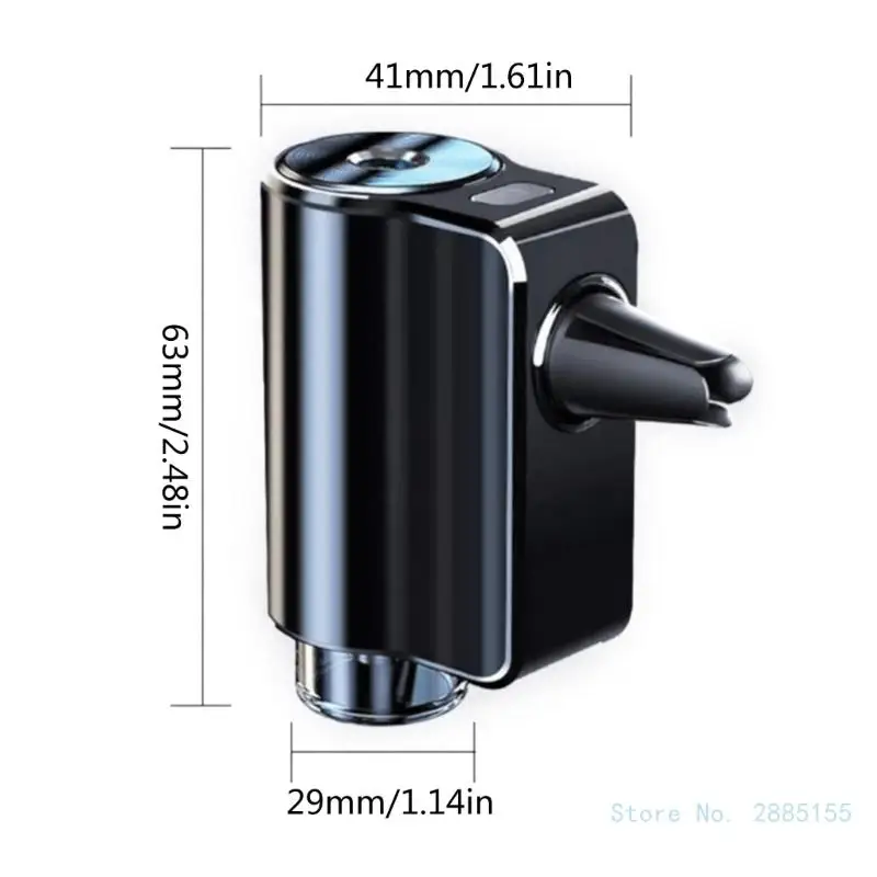 Deodorante per auto intelligente, ricaricabile e intelligente, diffusore di olio per auto, migliora l'atmosfera dell'auto, spray per aromaterapia, per auto da corsa, fuoristrada
