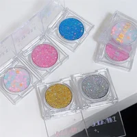 Shiny Heart Sequin Glitter Gel Eyeshadow Cream Blue Pink Gold Star/Moon Nail Loose Sequins Glue Halloween Party Body Eye Makeup 2