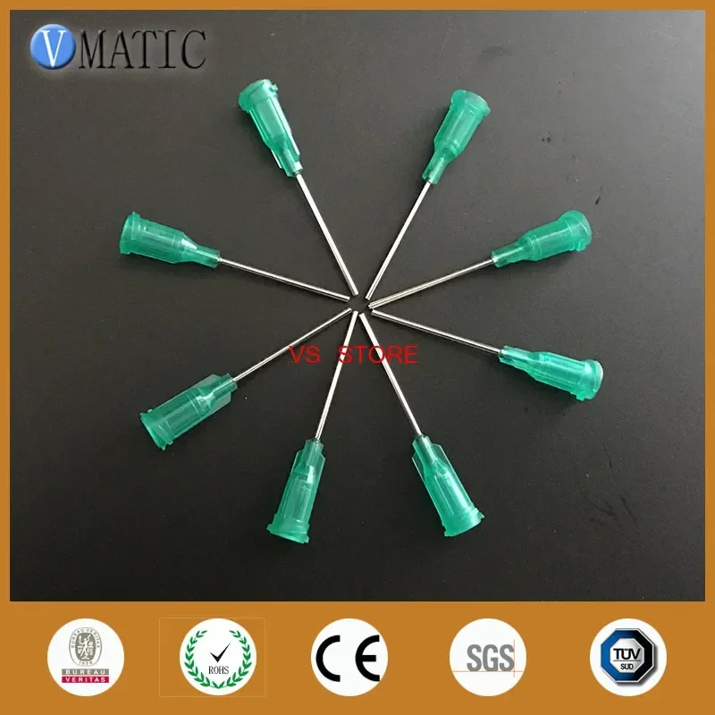 18G Glue Dispensing Needle Tip 1 Inch 100Pcs