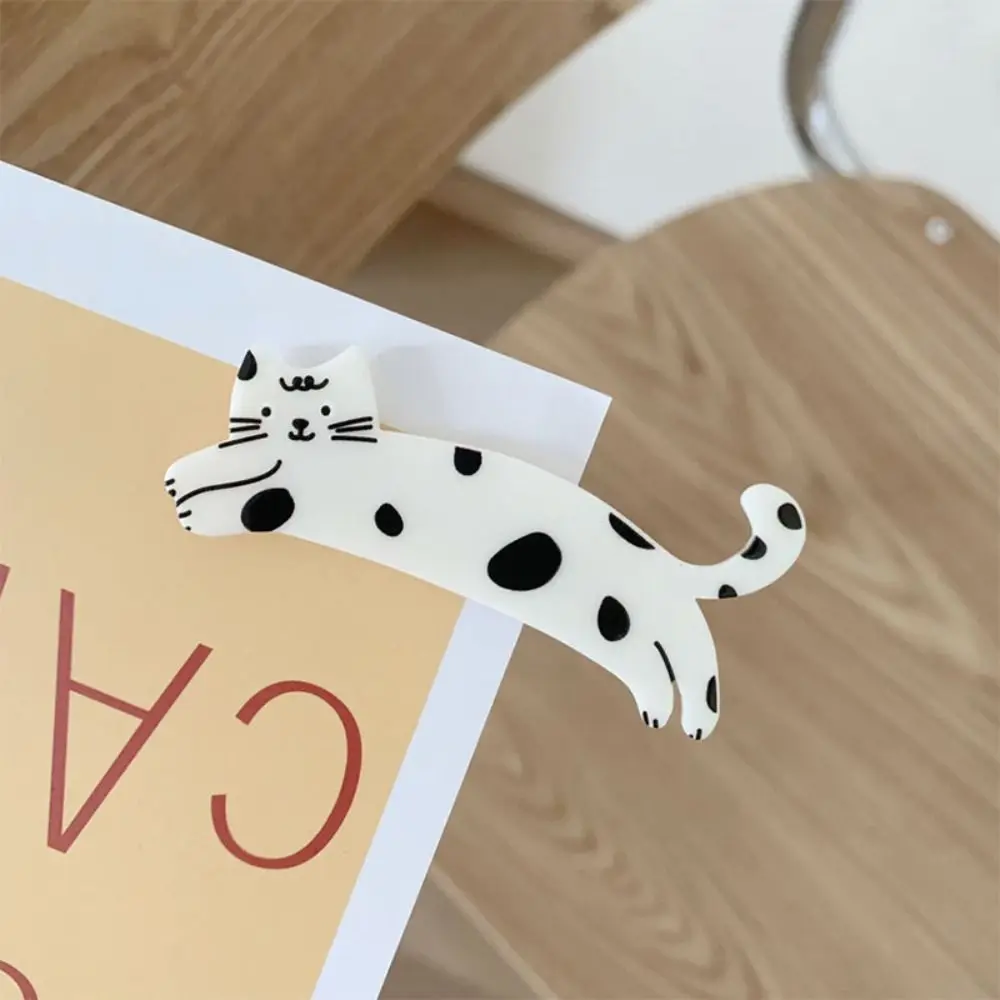 Kawali Cartoon Cat Hair Clip Pet Acrylic Acetic Acid Hair Clip Side Clip Colorful Cat Duckbill Clip Daily