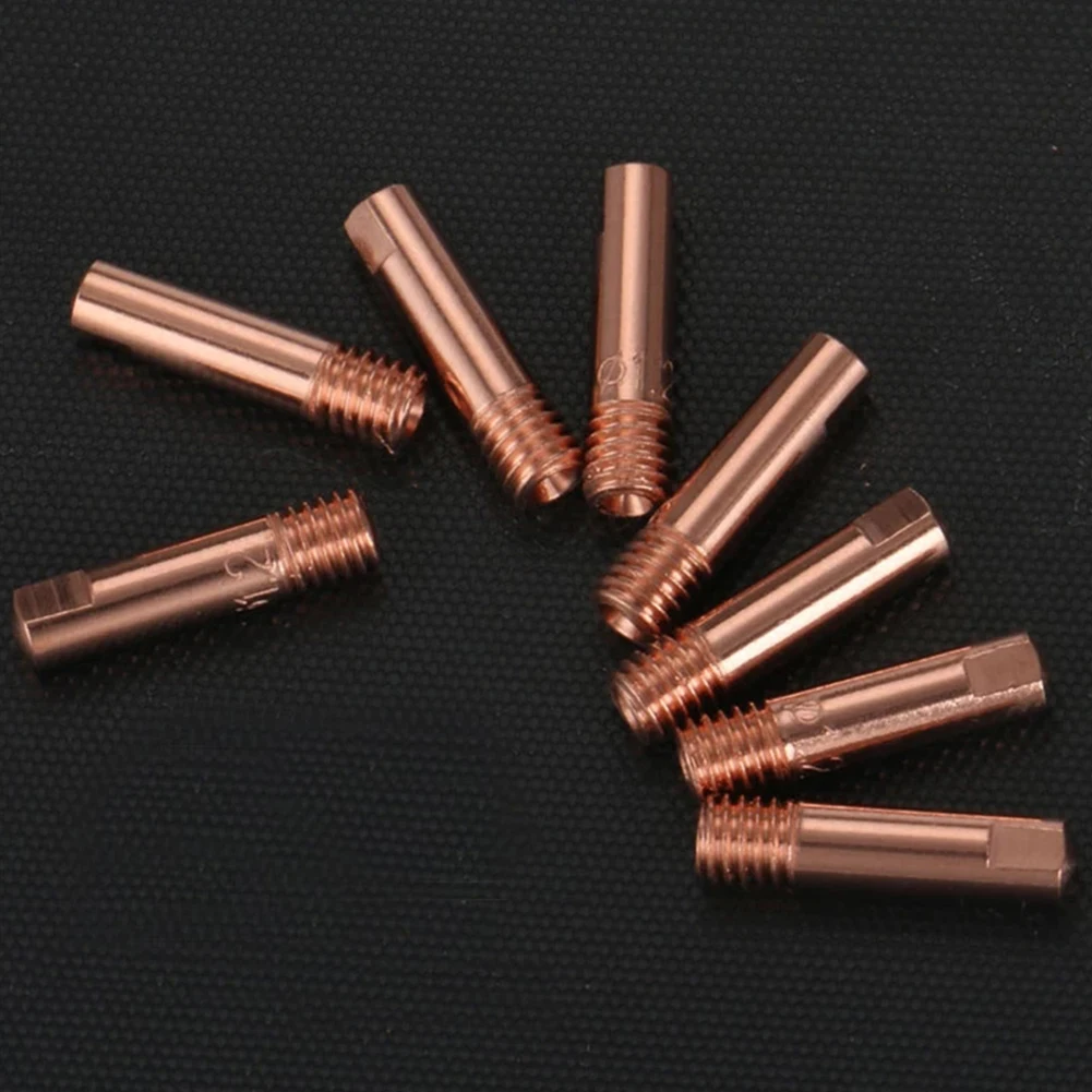 10pcs 0.8mm MIG Welding Nozzle Contact Tips Gas Diffuser Connector Holder Torch Contact Semi-automatic Welding Nozzle 15/24/36KD welding helmets for sale