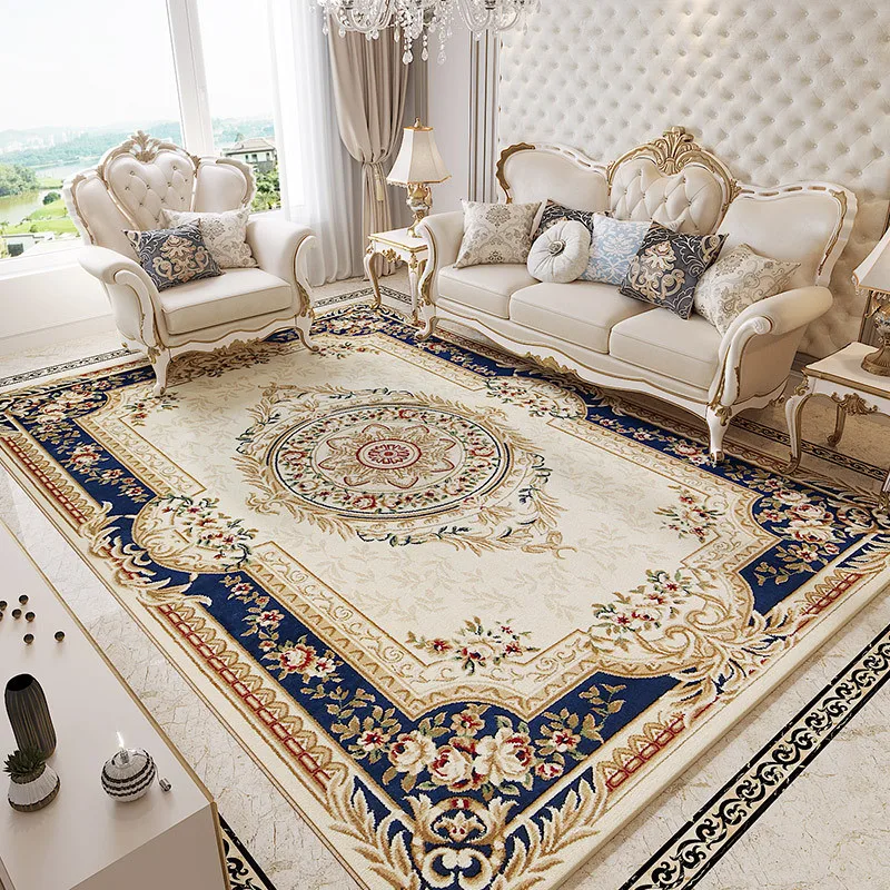 Vintage Retro Persian Style Floral Rug Non Skid Washable Carpet for Bedroom Living Room Kitchen Bedroom Floor Mats Rugs tapis 5