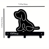 1pc Charming Wall Mounted Key Holder – Puppy Accessory Key Holder with Wall Mounted Hook Puppy Wall Mount Key Holder Charming 2