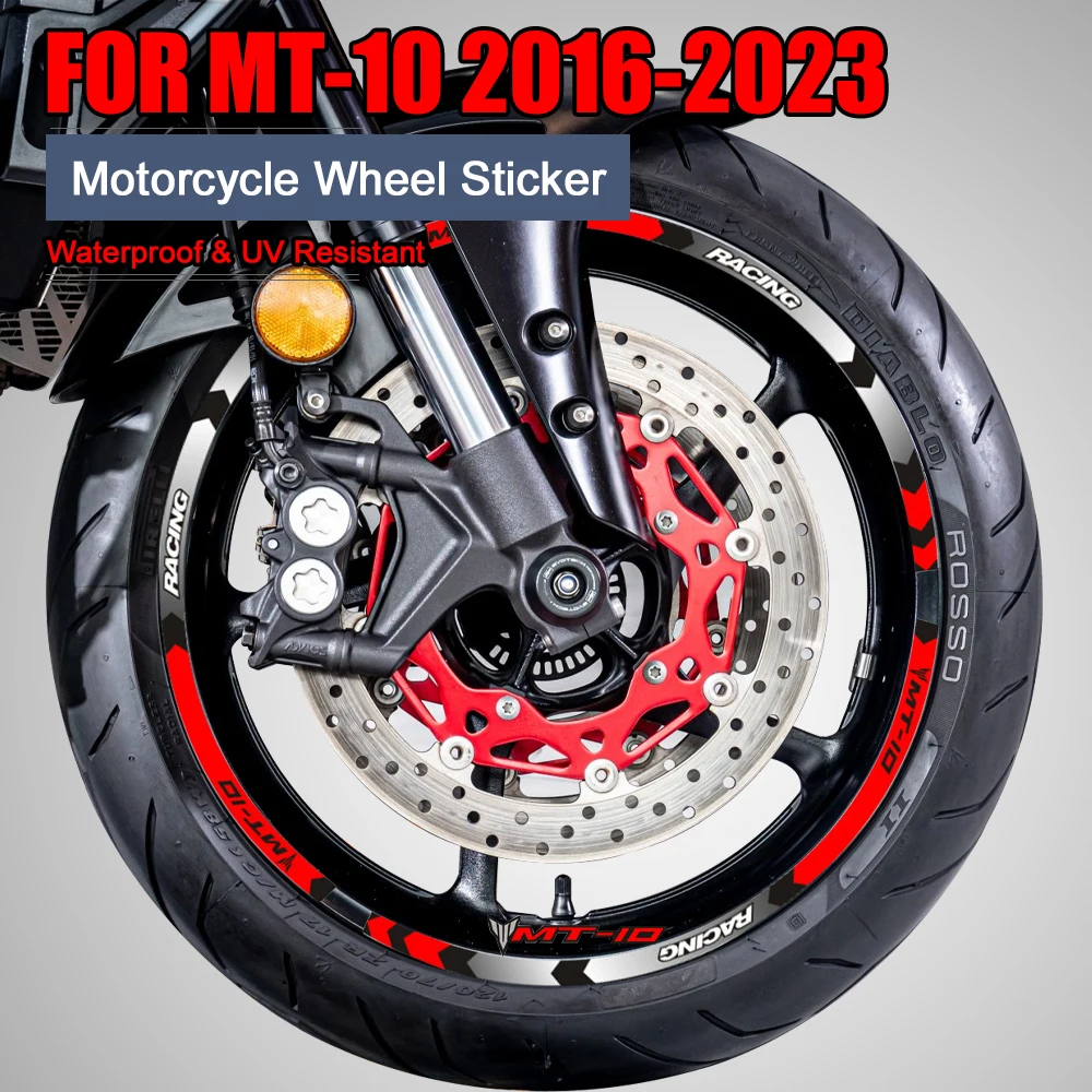 

Motorcycle Stickers Reflective Wheel Decal MT 10 2023 Accessories for Yamaha MT10 MT-10 SP 2016 2017 2018 2019 2020 2021 2022