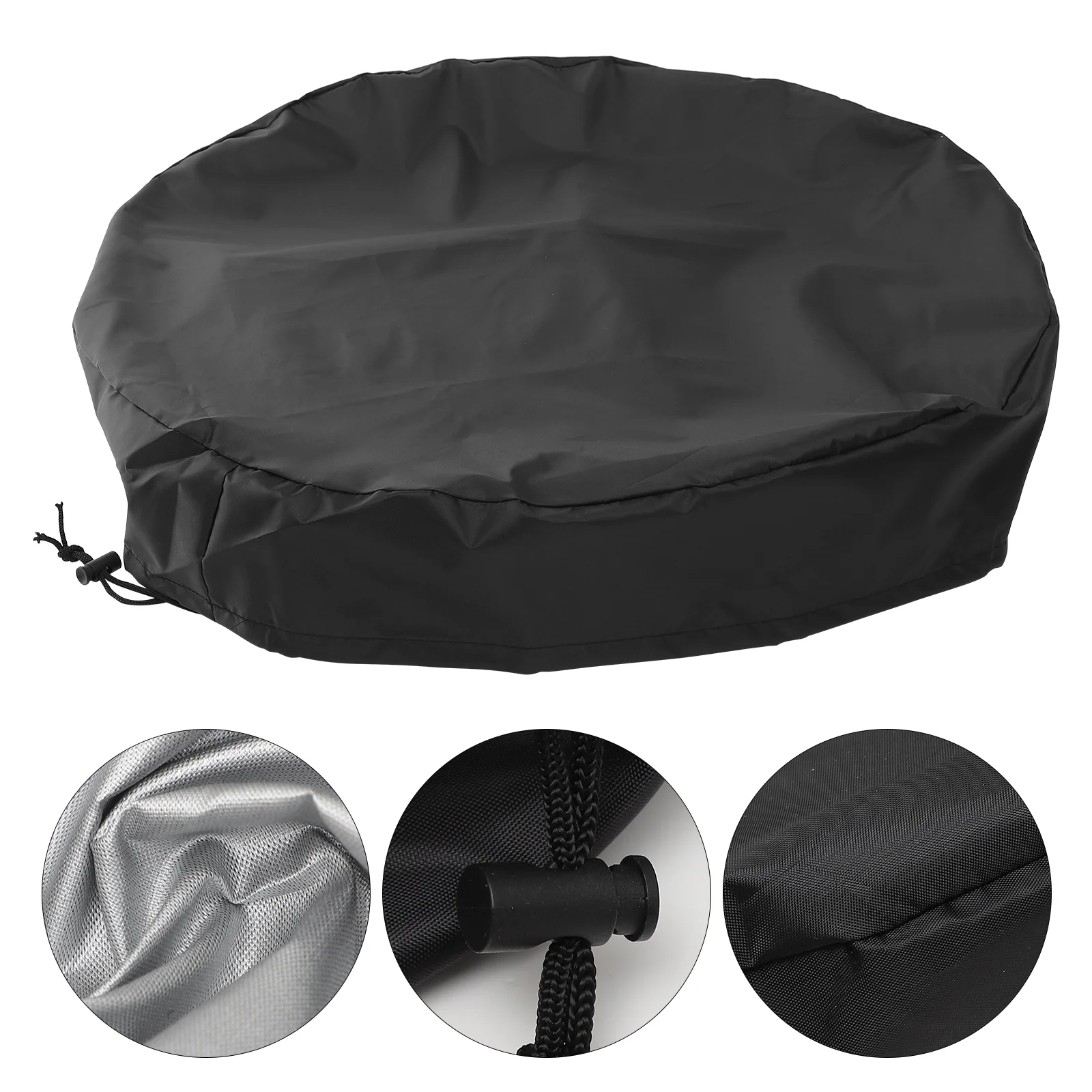 

Household Barrel Cover Daily Use Courtyard Oxford Cloth Bucket Cover Protective Cover for Water Bucket Rain Barrel Cover