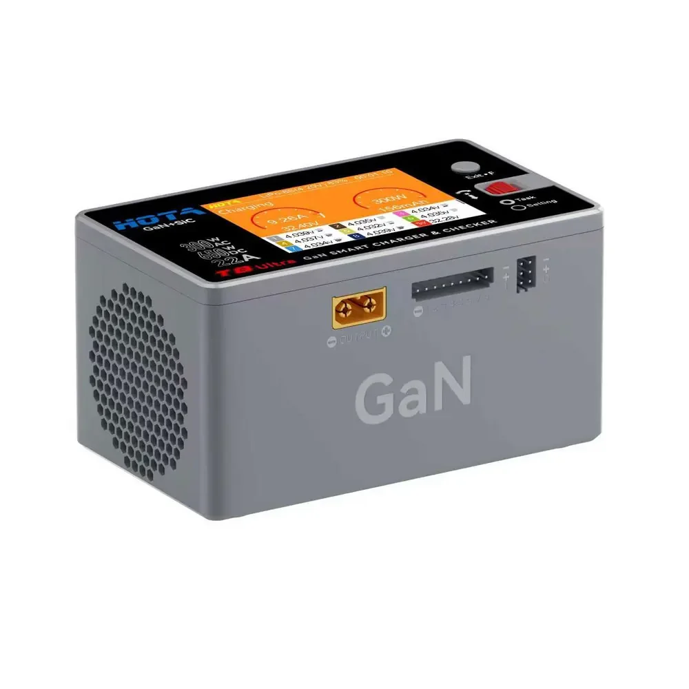 HOTA T8 Ультра Нитрид Галлия GaN Смарт-Зарядное Устройство AC/DC 8S для LiPo LiHv Батареи Быстрая Балансовая Зарядка RC FPV Дрон thumbnail 6