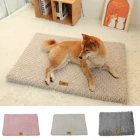 Memory Foam Pet Bed With Removable Washable Faux Fur Cover Orthopedic Waterproof Dog Bed For Crate Anti-Slip Bottom Dog Bed 1