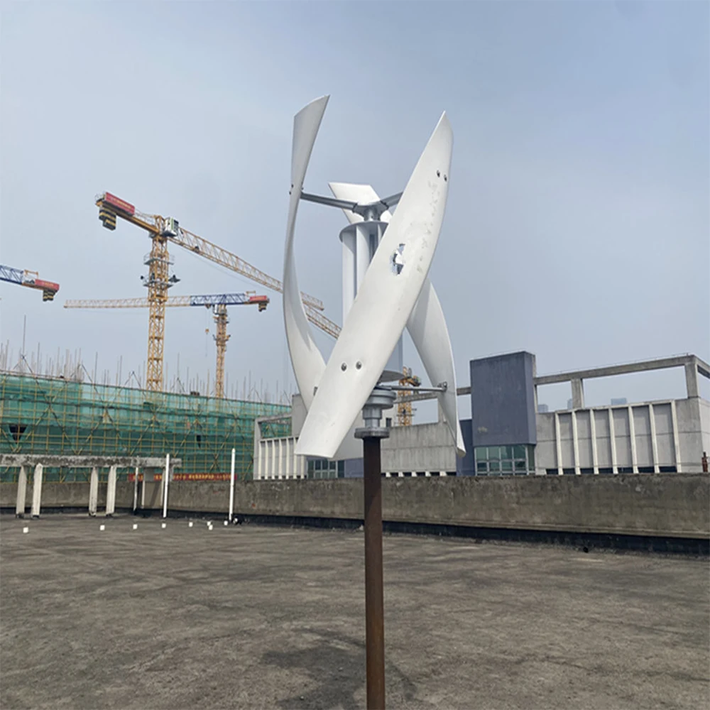 Wind Turbine Vertical High Voltage Generator 6KW 12V 24V 48V MPPT Charge Controller Home Use Hybrid Charge