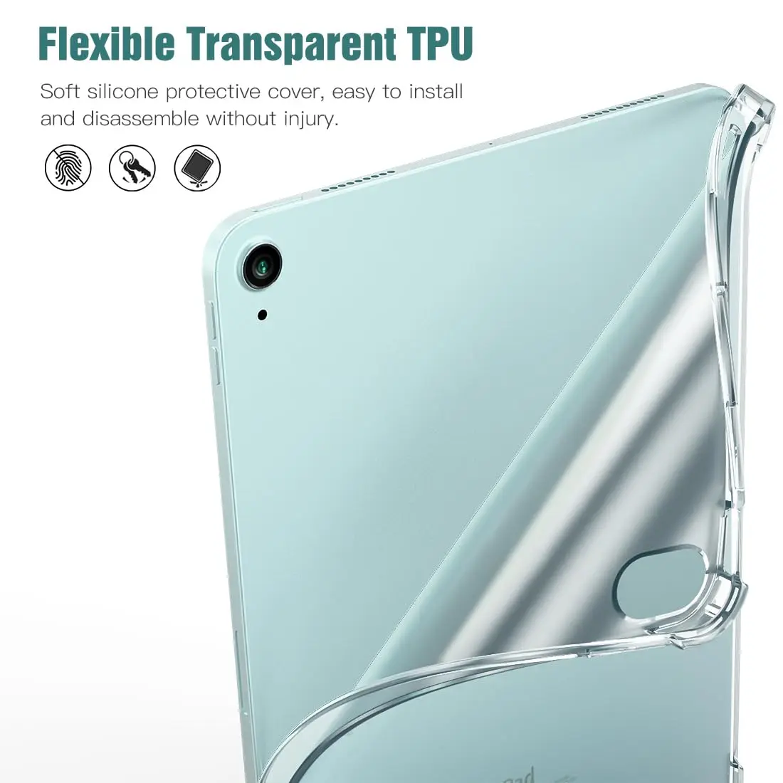 Slim TPU Clear Back Protective Cover