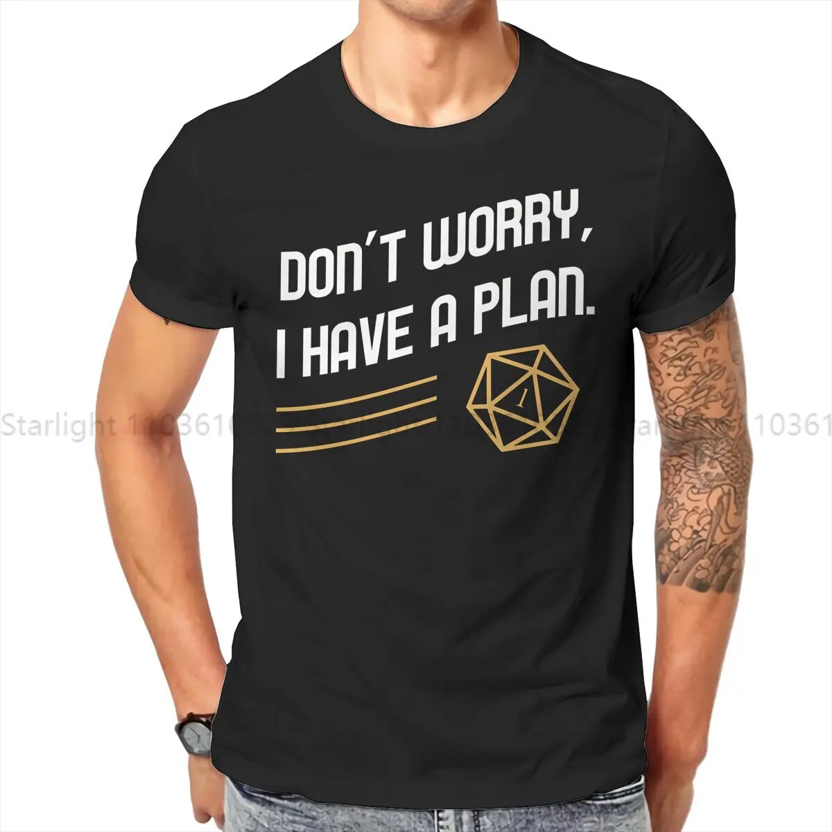 

Оригинальная Мужская футболка, не волнуйтесь, у меня есть план, модная футболка, новый тренд