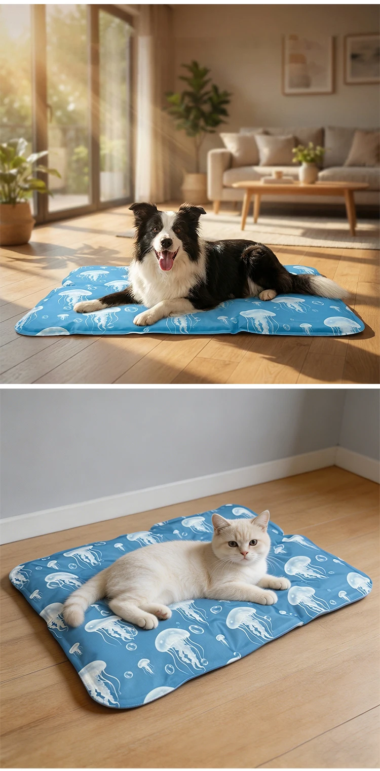Pet Cooling Mat For Dogs And Cats Waterproof Non-slip Gel Mat_voghion.com