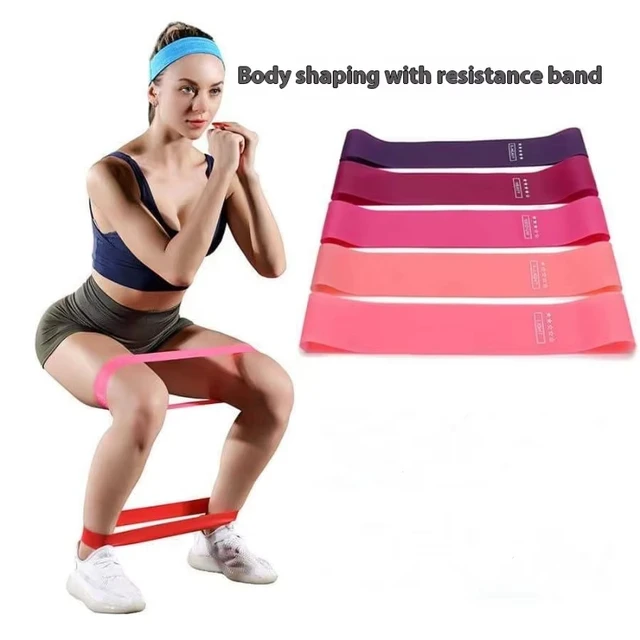 Tpe Yoga Resistance Band Fitness Elastic Band Squat Buttocks Assistance Equipment Stretching Exercise Training Band 2