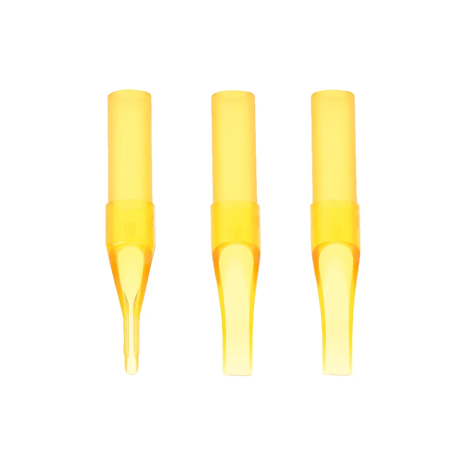 50pcs/Pack Disposable Tattoo Tips RT DT FT Independent Packing For Tatu Cartridges Needles Plastic Mouth Caps Supplies