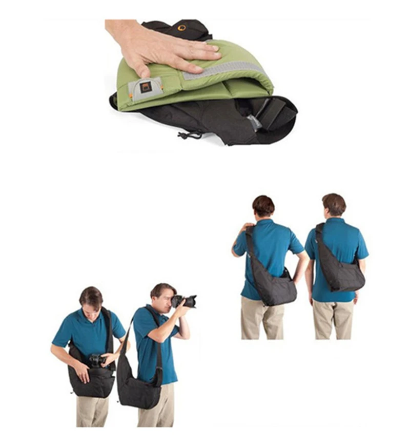 Lowepro Passport Sling PS Series Lightweight Crossbody Camera Single Shoulder DSLR Inner Case Photography Bag_voghion.com