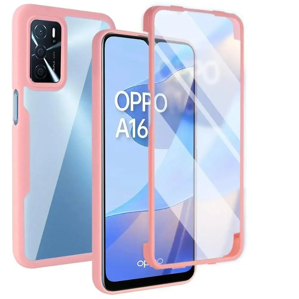 360° Full Protection Clear Shockproof Phone Case Cover