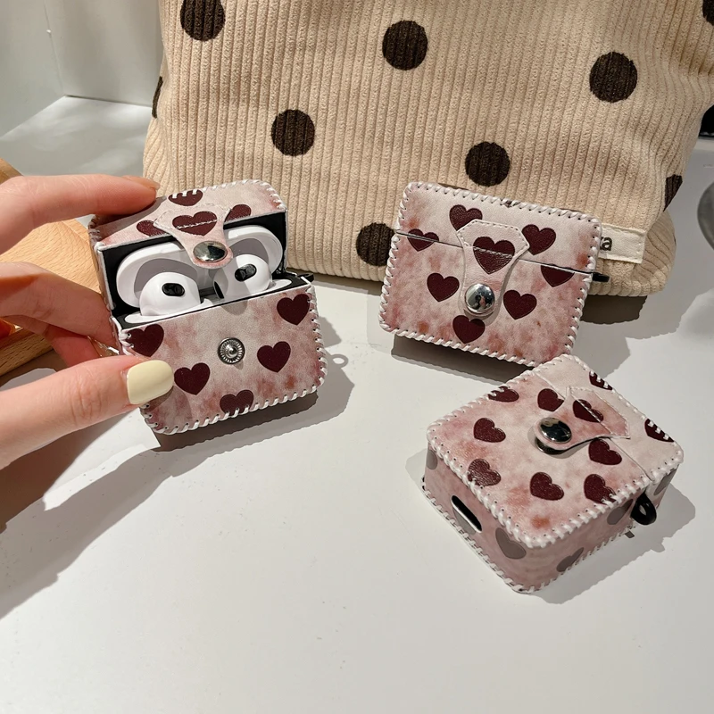 Love Heart Flower Case Per Apple Airpods 2 3 Generation Cover Per Airpods Pro Shield Air Pods Protettivo Airpod 3Rd Shell Pod