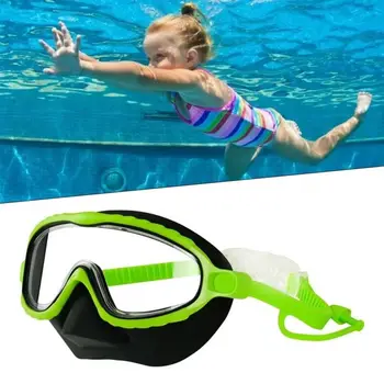 Large Frame Kids Swimming Goggles Anti-fog Waterproof Kids Diving Eyewear Silicone Leak Proof Kids Water Racing Glasses Pool 4