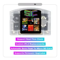 SUMMER FALSH 64 SC64 Open Source N64 3000 in 1 Game Cartridge For Nintendo 64 Game Card Compatibility Support 64DD Games - Image 6