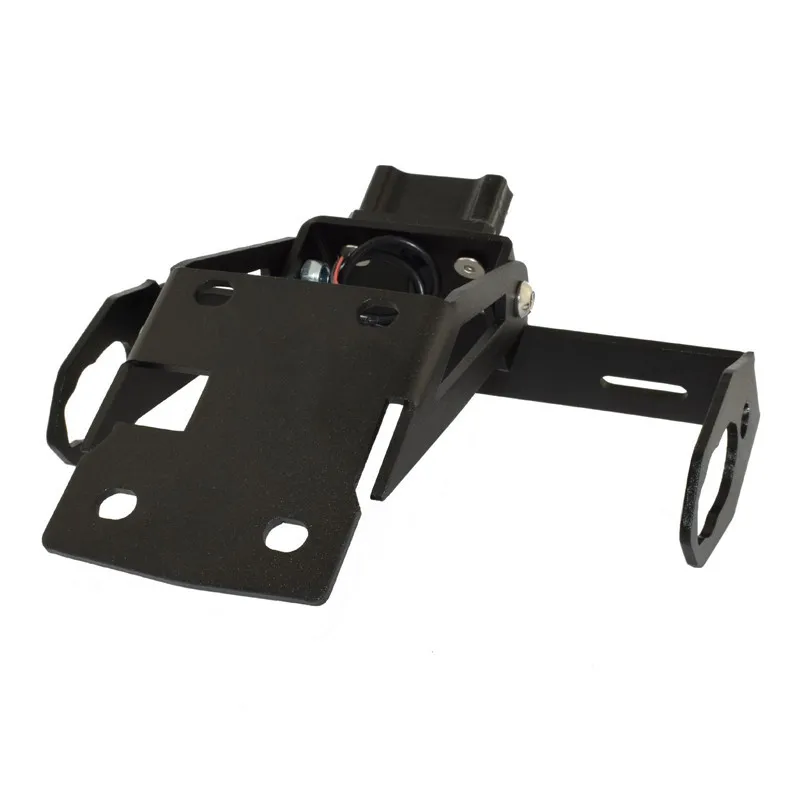 waase For Kawasaki Ninja 650 Z650 License Plate Holder Frame with LED Light Tail Tidy