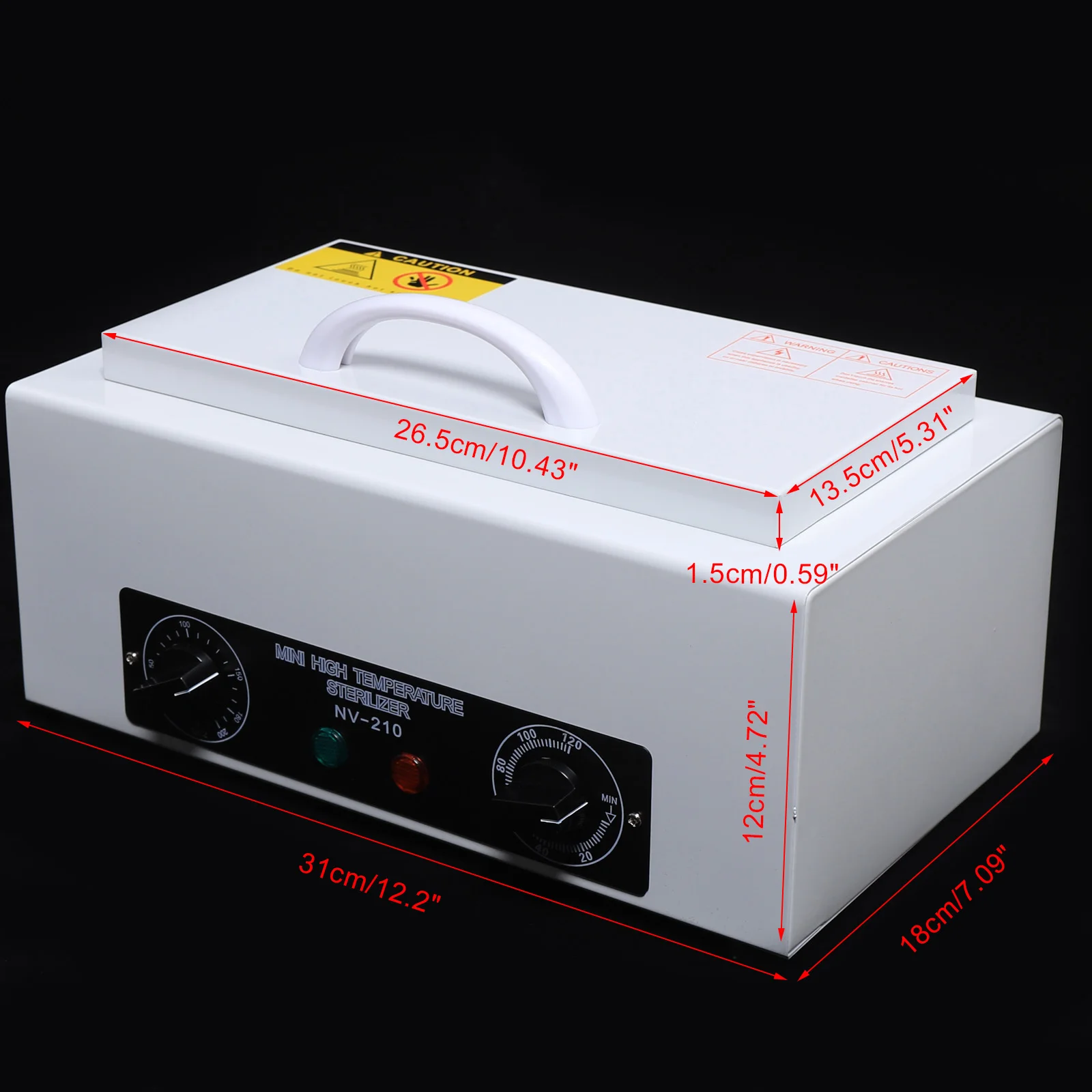 Sweetmile UV Ozone Sterilizer Box Cabinet High Temperature Nail Sterilizer Disinfection Box Storage Case Nail Tools Machine 2