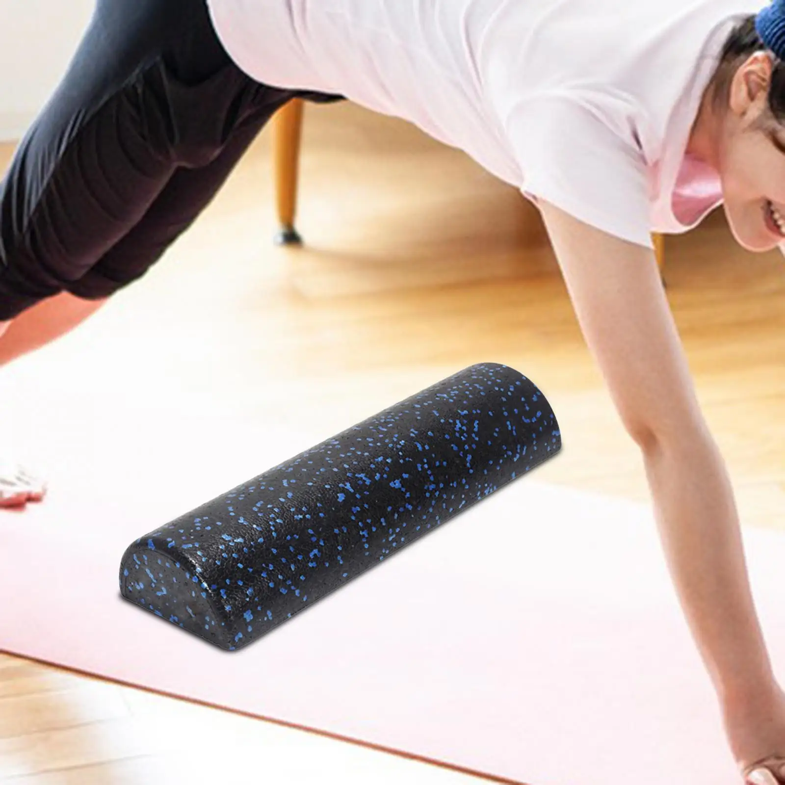 

Half Round Foam Roller Neck Yoga Column High Density, Practical, Muscle Roller, Pilates Gym Balance Training Half Roller Foam