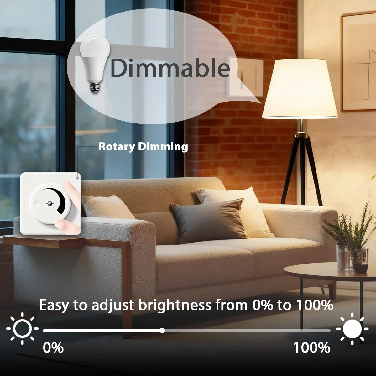 1-10PCS 20W Dimmable LED Bulb Hight Bright E27 Lamp 3000K 4000K 6000K S4e2680957fed4d7c80d069b7cefd717cy